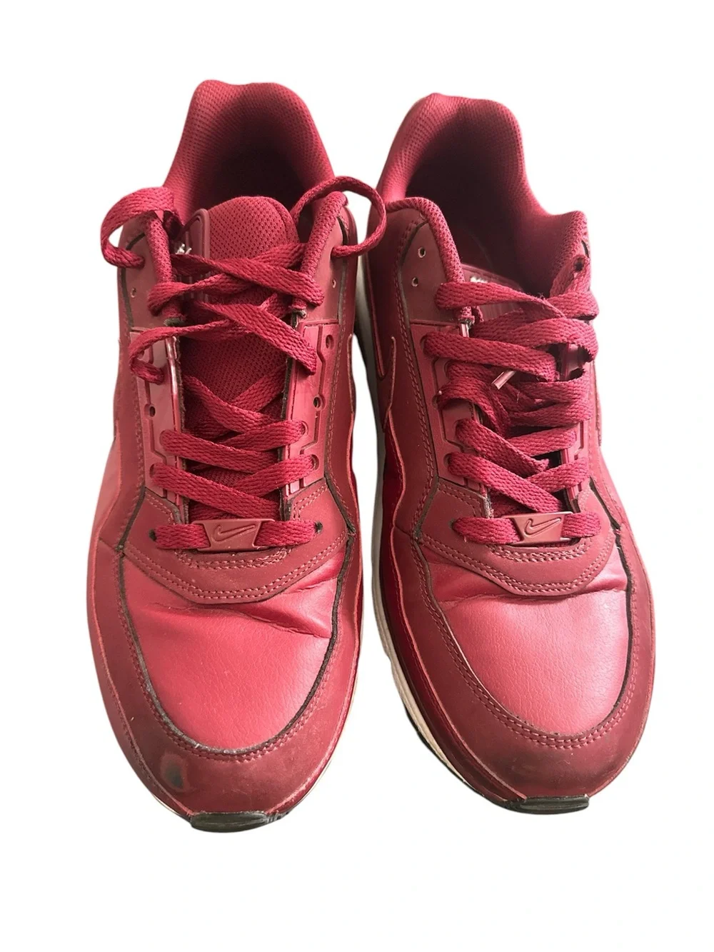 Nike Men’s Air Max Sneakers in Burgundy Red SZ 12